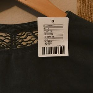 Urban outfitters cutout back crop top